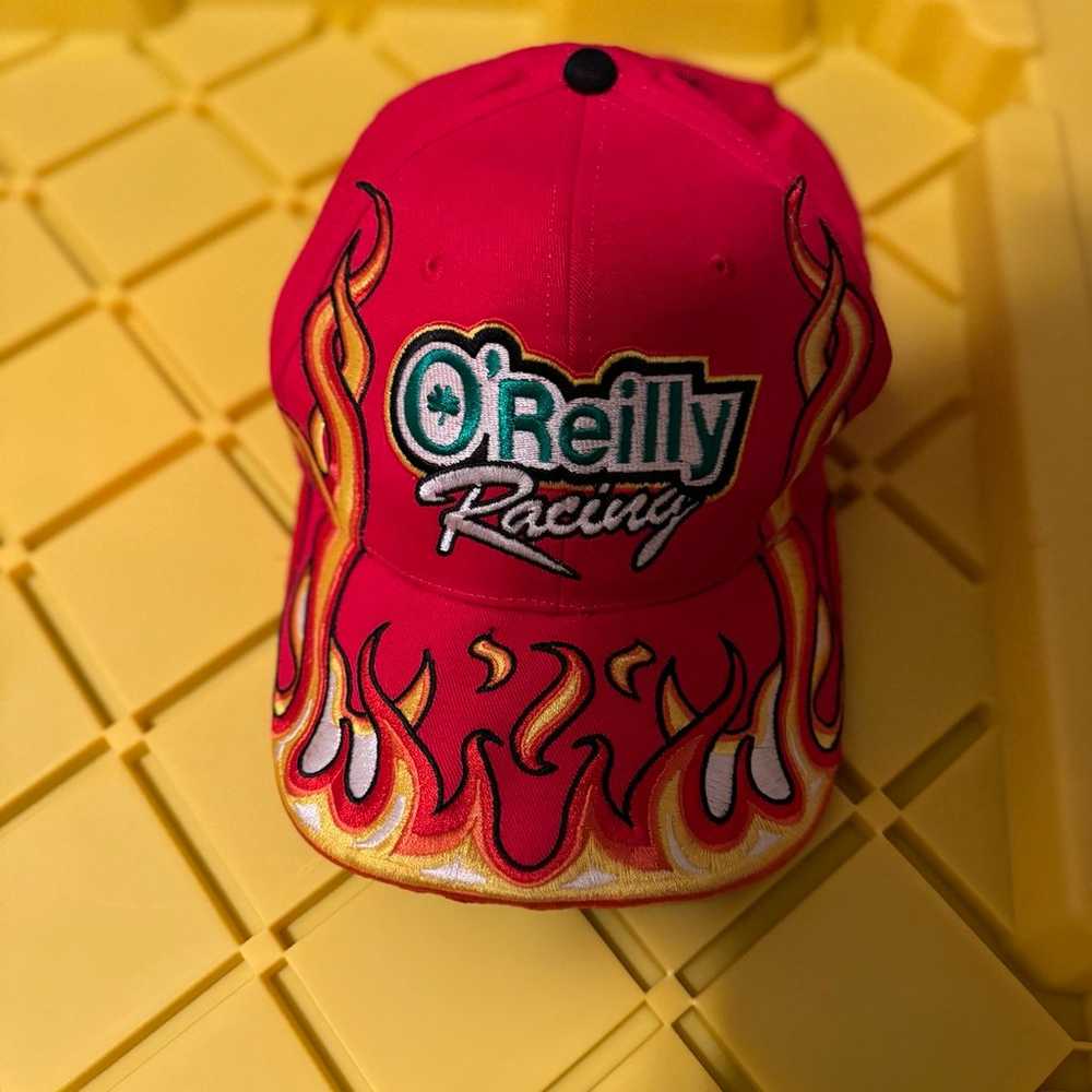 Vintage Embroidered O’reilly Racing Hat - image 4