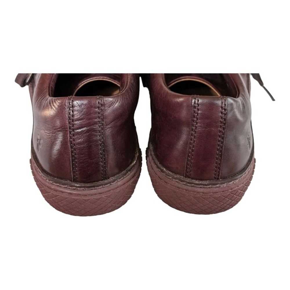 Frye Vintage Essex Low Wine Leather Shoes Size 10… - image 7