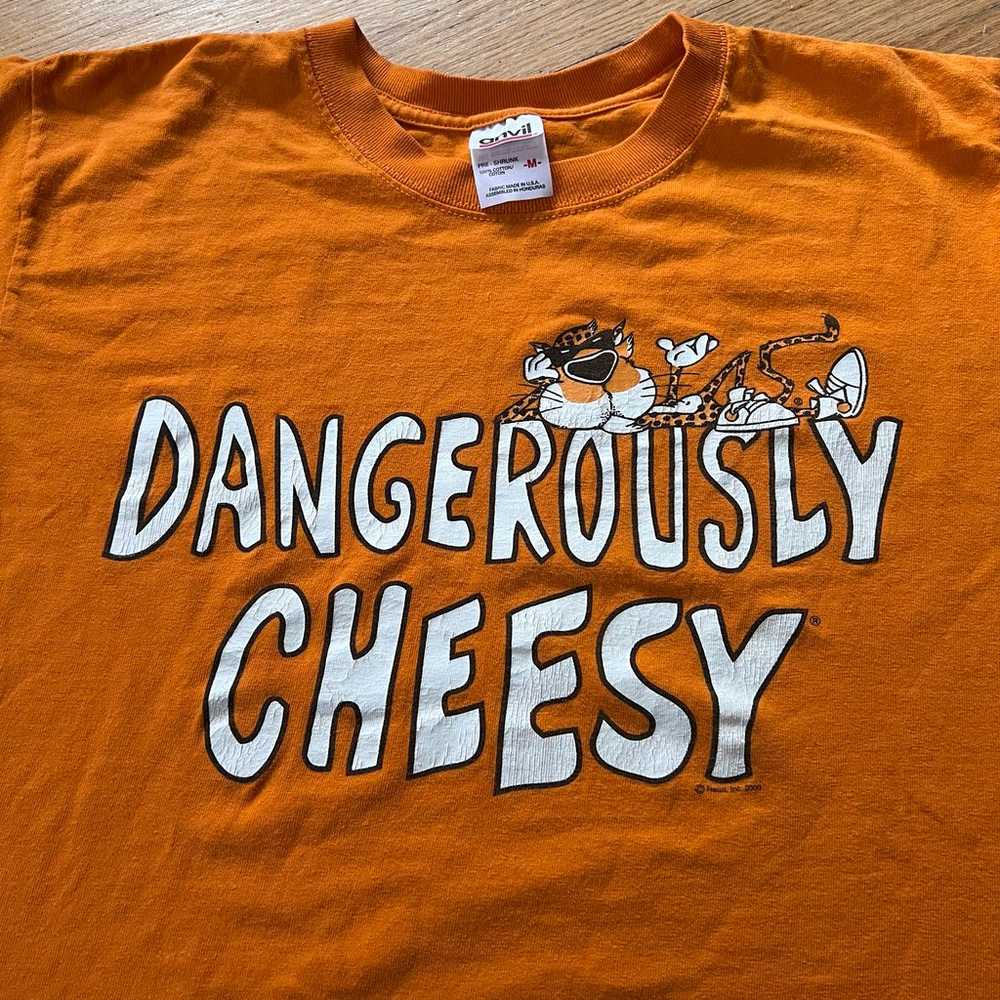 Vintage Y2K Dangerously Cheesy Cheetos Promo T-Sh… - image 2