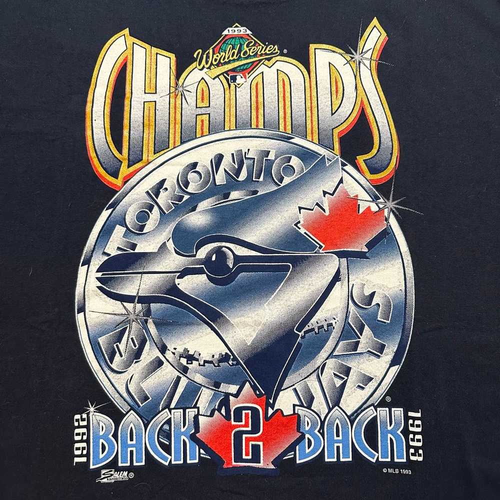 Vintage Toronto Blue Jays Back to Back Champions … - image 2