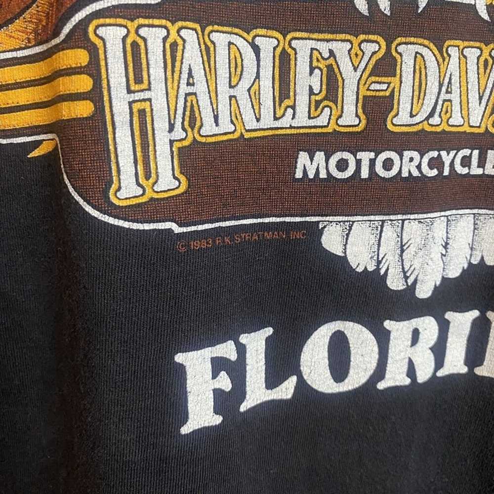 Vintage 80s Harley Davidson Only Way To See Flori… - image 4