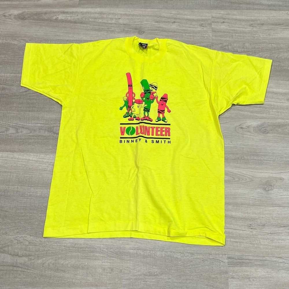 Vintage 1990s Crayola Binney & Smith Shirt - image 1