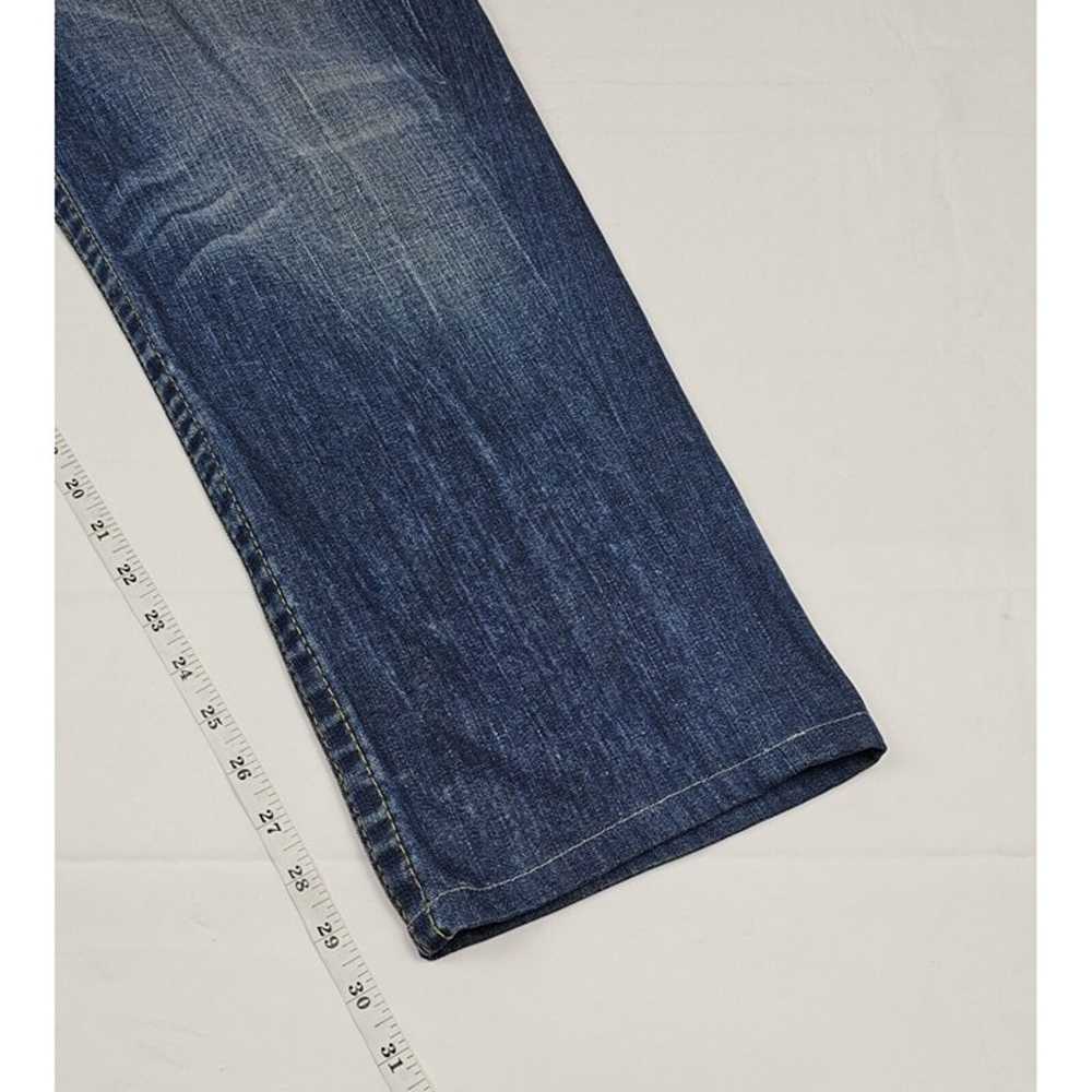 True Religion Straight Blue Denim Jeans Men's Siz… - image 8