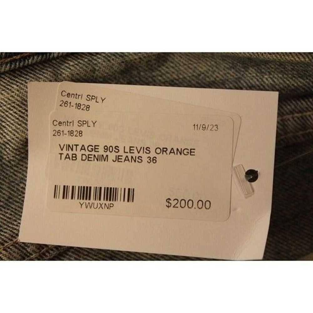 Vintage 90s Levi's Orange Tab Denim Jeans Bootleg… - image 4