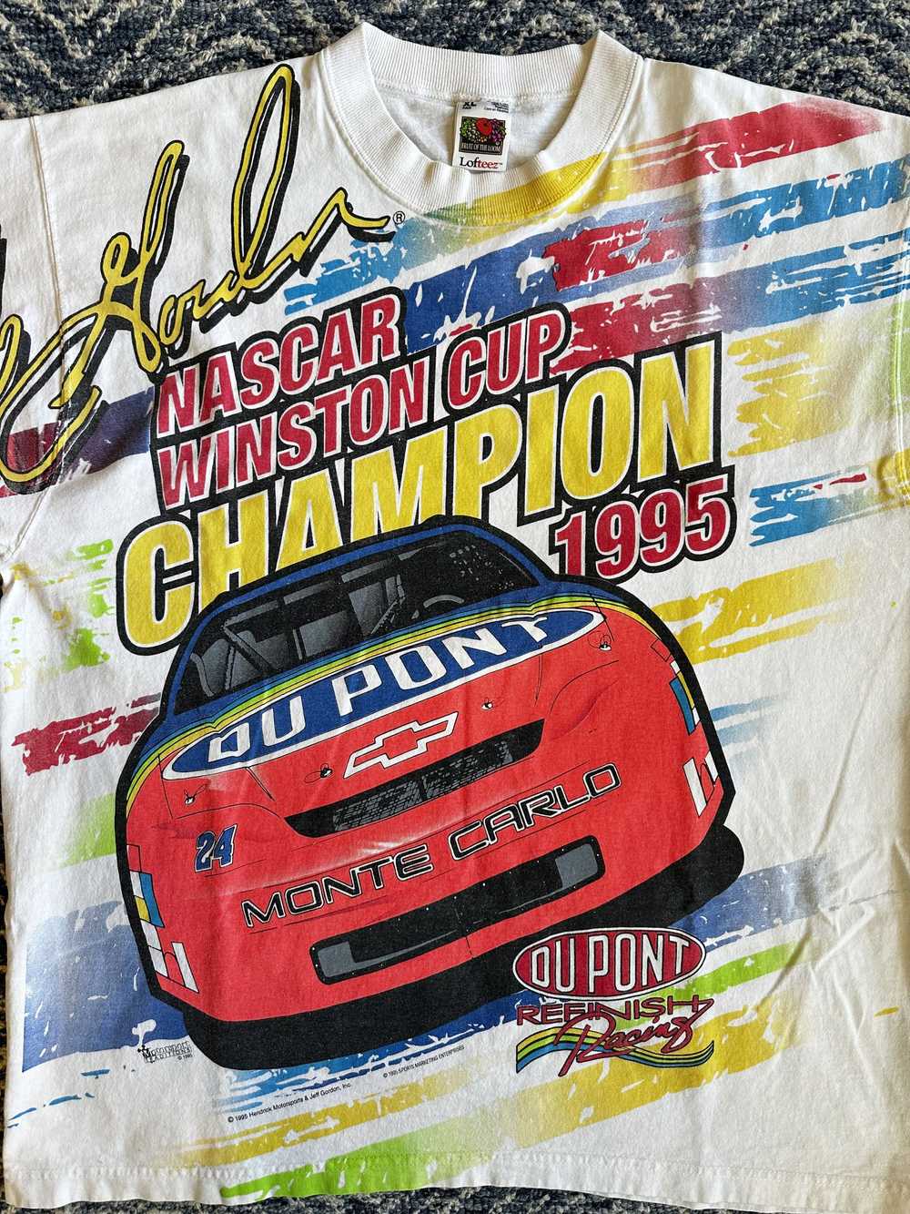 Fruit Of The Loom × NASCAR Vintage Jeff Gordon NA… - image 4