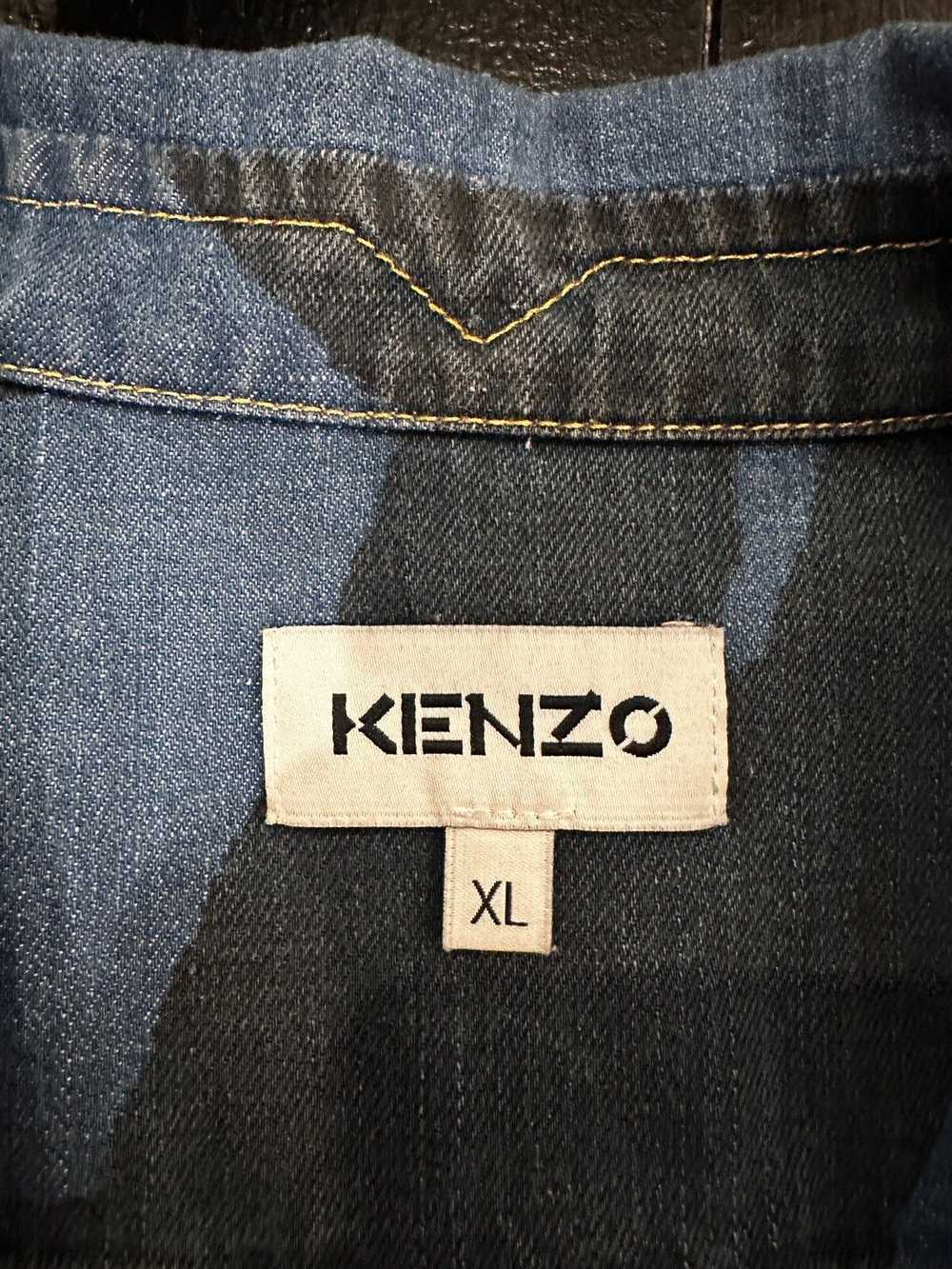 Kenzo Kenzo Tiger Denim Overshirt - image 3