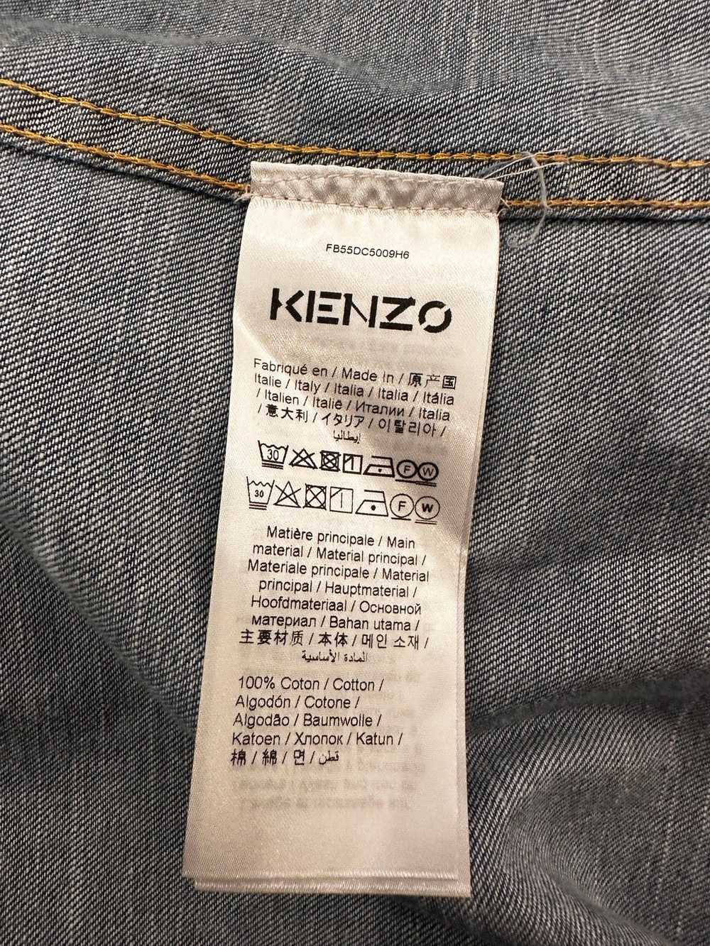 Kenzo Kenzo Tiger Denim Overshirt - image 4