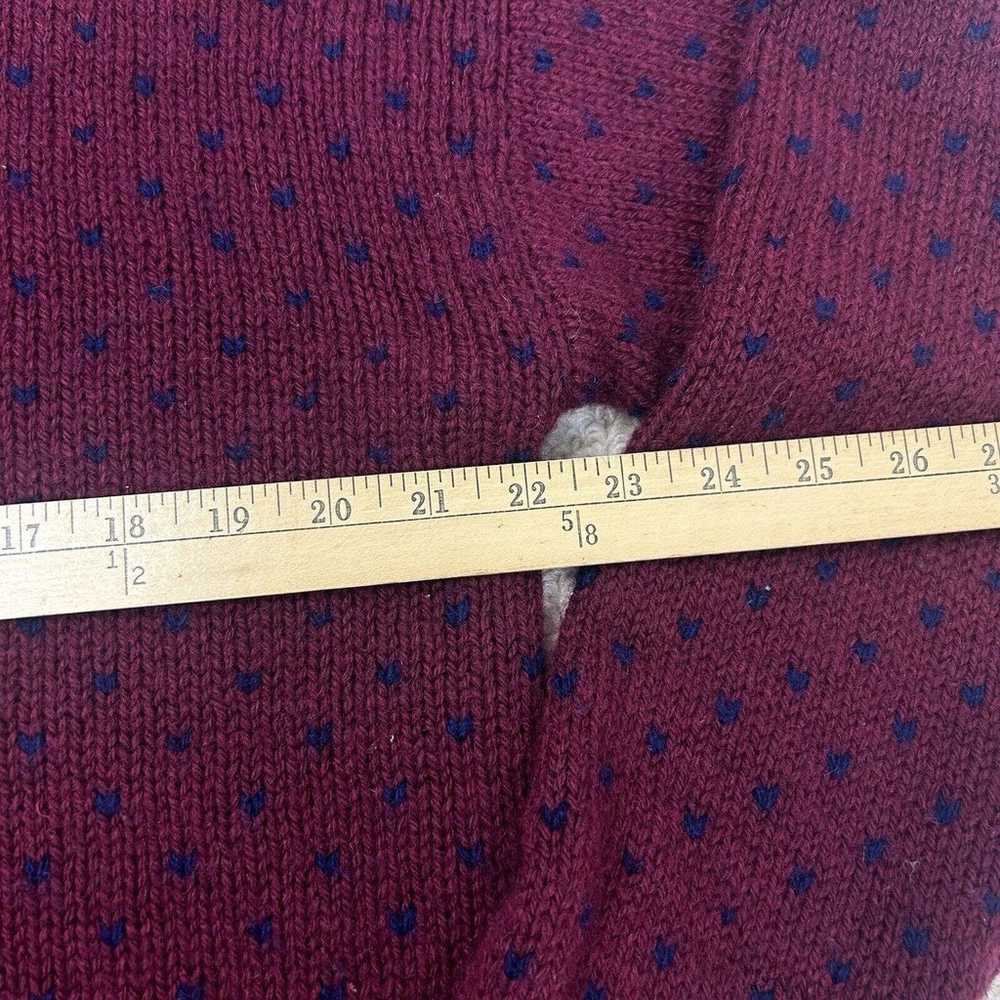 Vtg Authentic Issue Sweater Mens XL Wool Blend Vi… - image 12