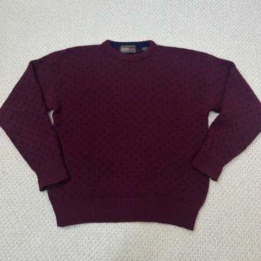 Vtg Authentic Issue Sweater Mens XL Wool Blend Vi… - image 1