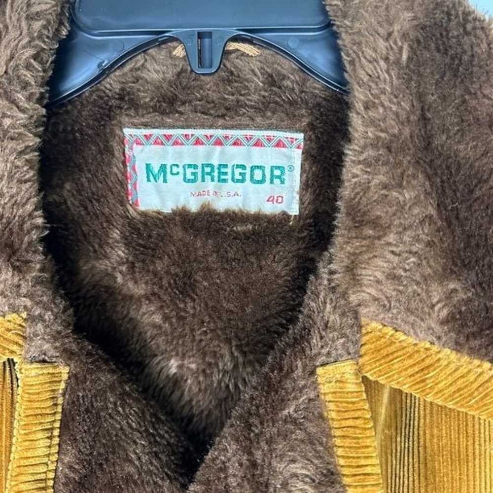 McGregor Men's Corduroy Jacket Coat Vintage sz 40 - image 11