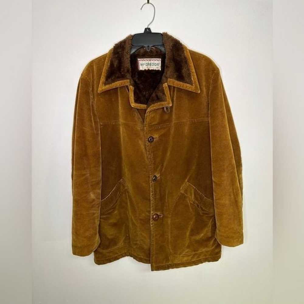 McGregor Men's Corduroy Jacket Coat Vintage sz 40 - image 1