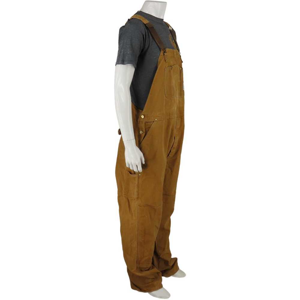 Carhartt Distressed Carhartt Canvas Chore Overall… - image 2
