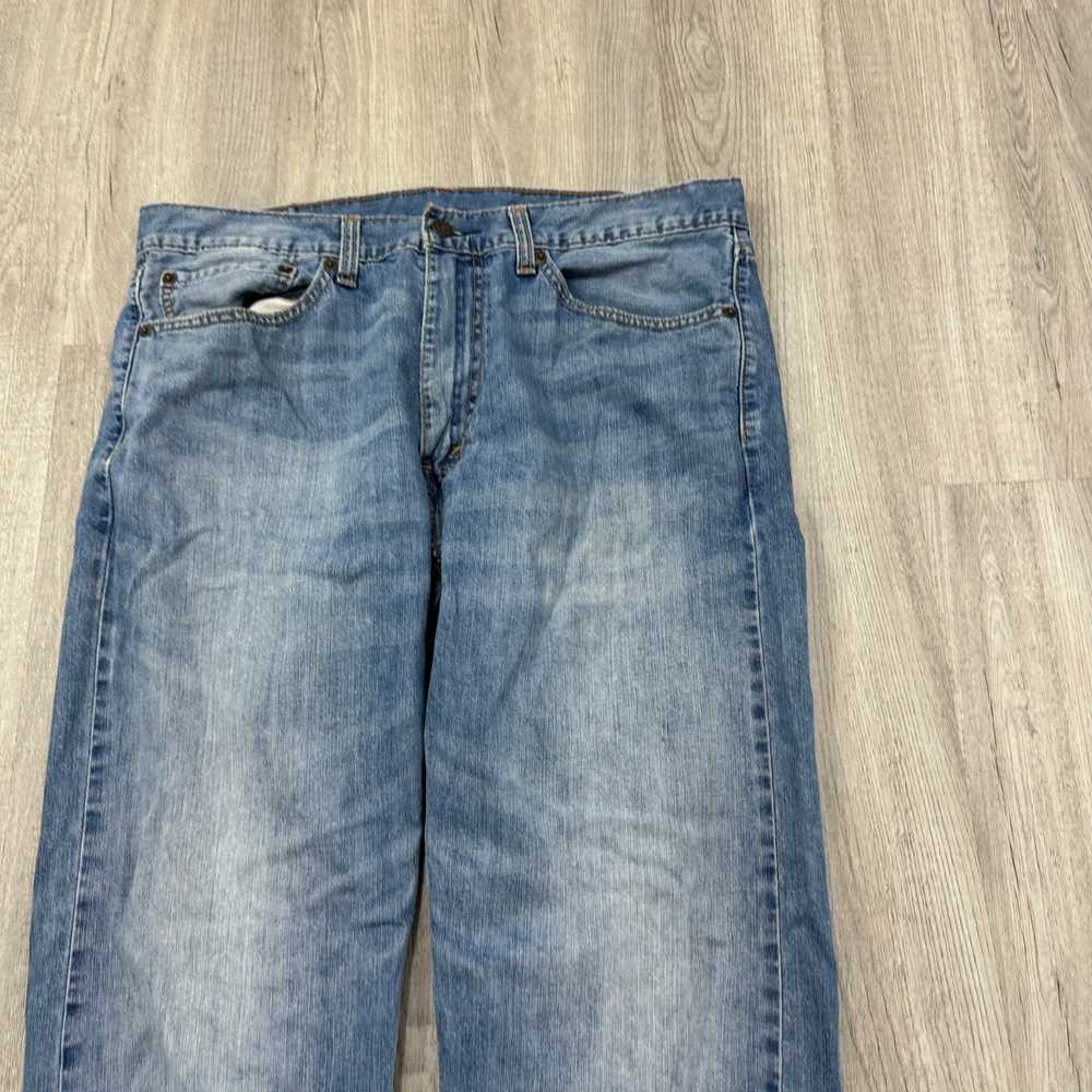 Levi's Levi's 505 Blue Denim Jeans Size 36 X 36 M… - image 2