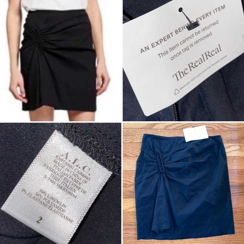 A.L.C. ALC Mini Skirt Black U-ring The Real Real … - image 1