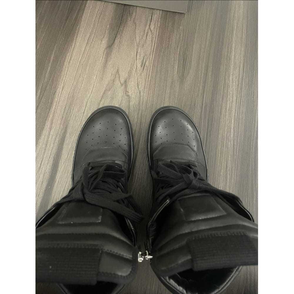 Rick Owens Leather high trainers - image 5