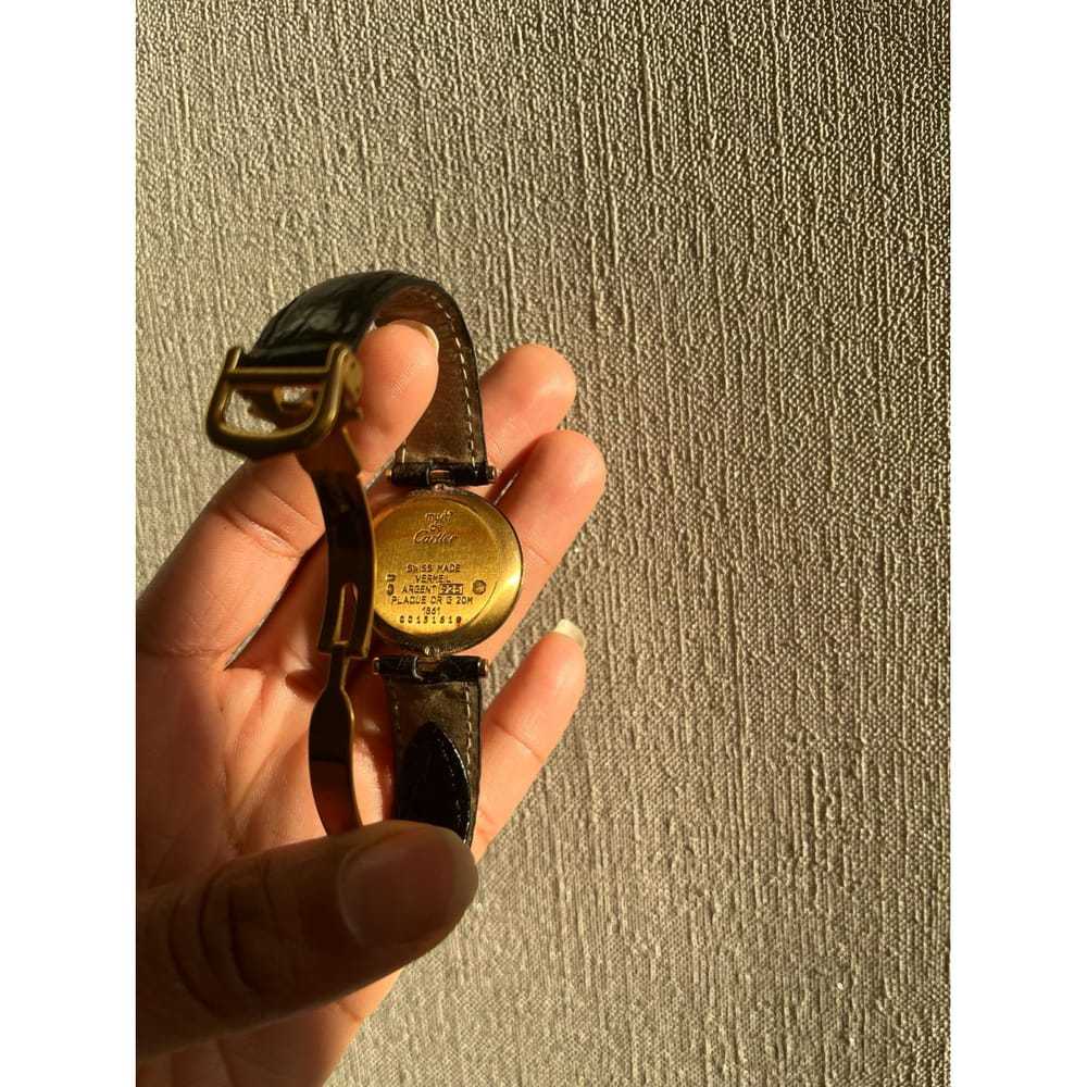 Cartier Must Vendôme yellow gold watch - image 6