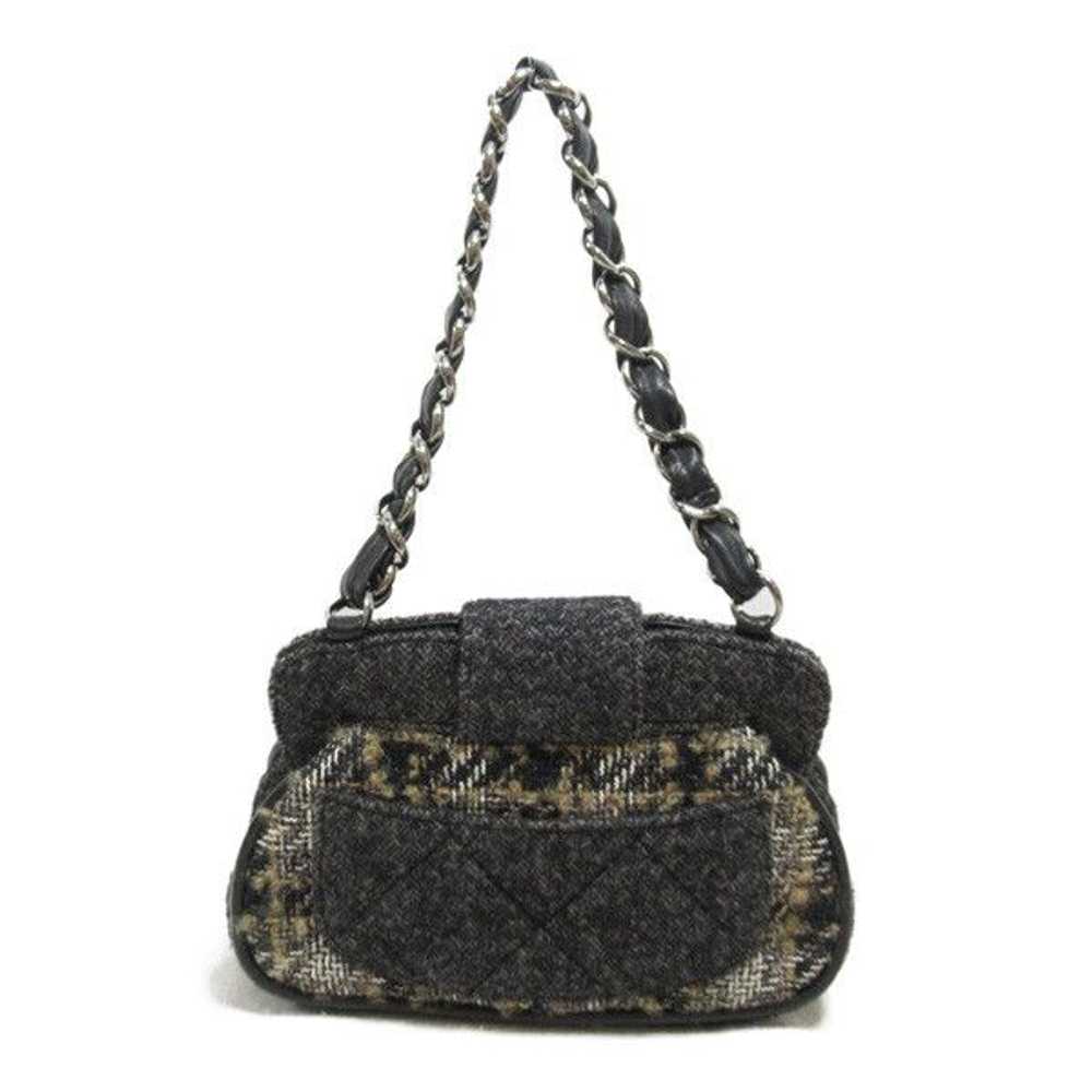 Chanel Chanel CC Tweed Turnlock Chain Shoulder Bag - image 2