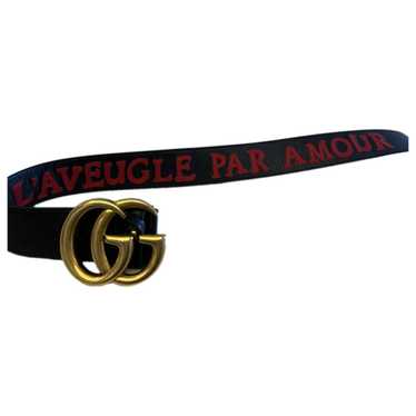 Gucci Gg Buckle leather belt - image 1