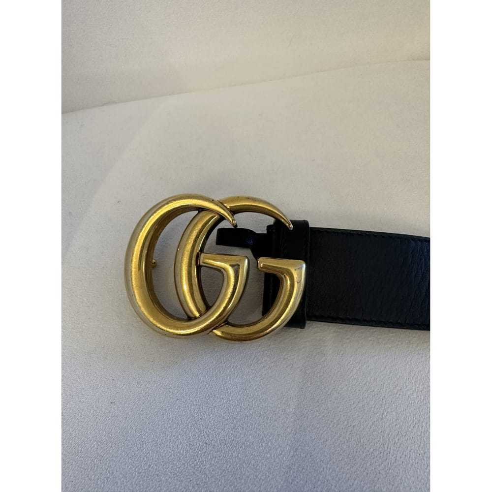 Gucci Gg Buckle leather belt - image 2