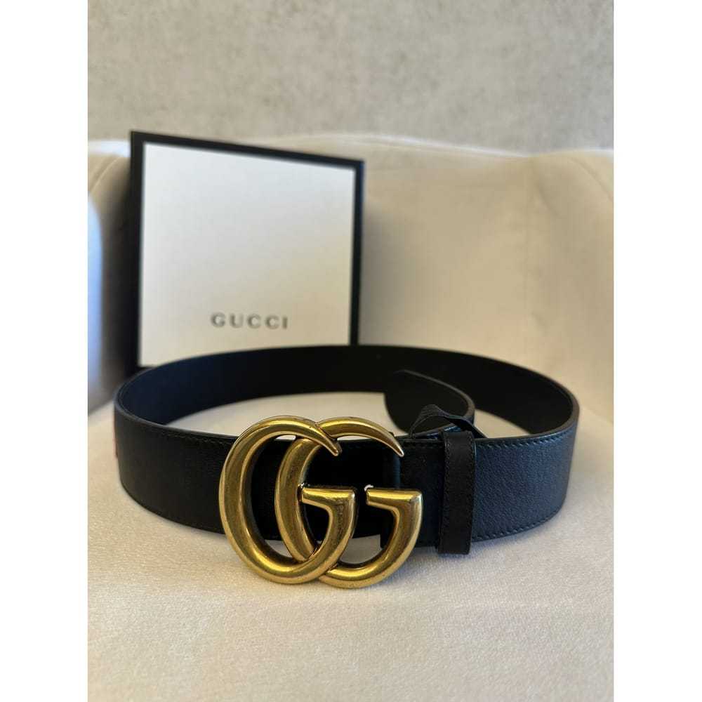 Gucci Gg Buckle leather belt - image 4