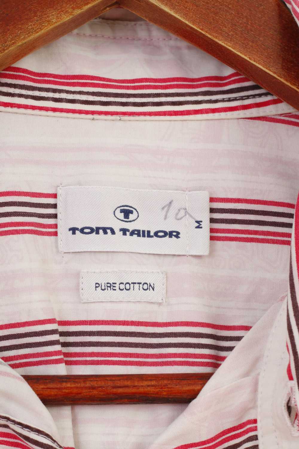 Tom Tailor Tom Tailor Men M Casual Shirt Pink Str… - image 6