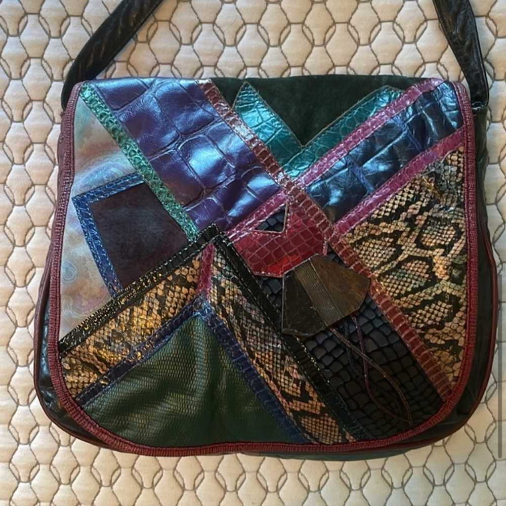 Samir Genuine Leather Vintage Handbag - image 6