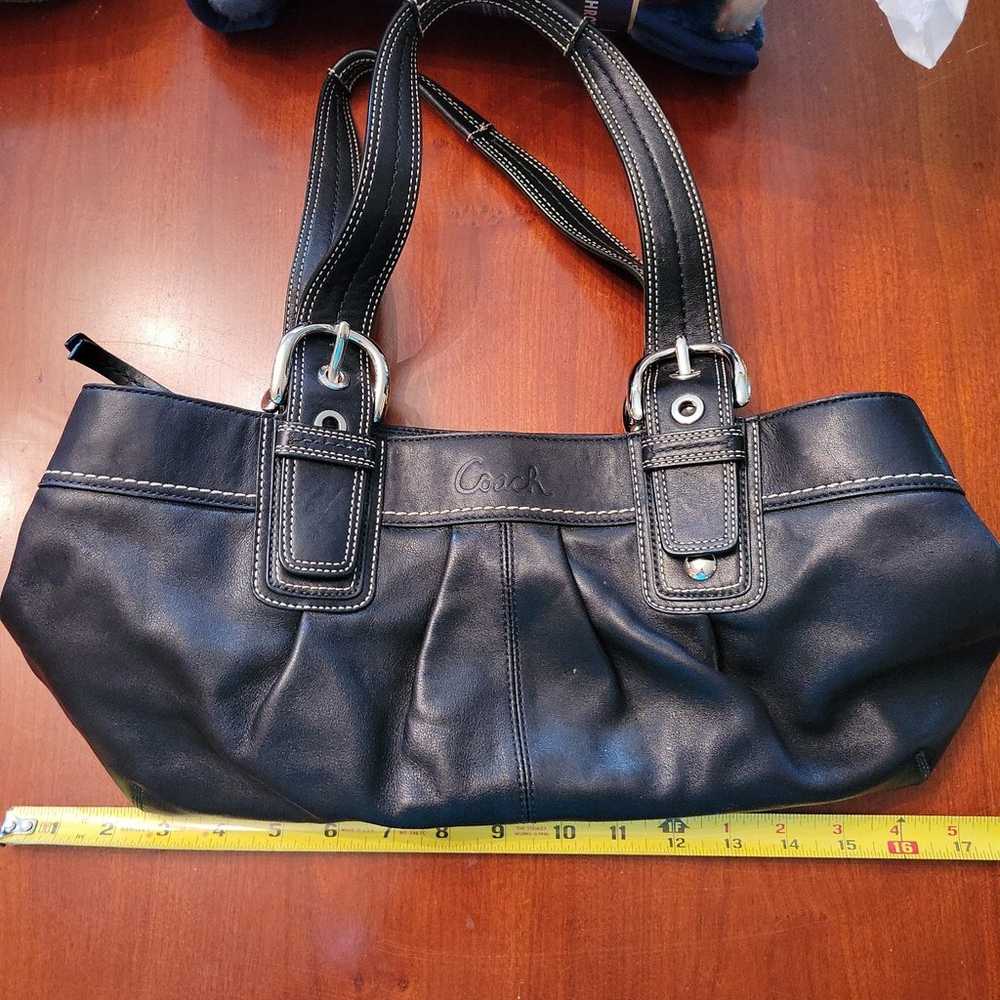 Coach leather shoulder bags - image 6