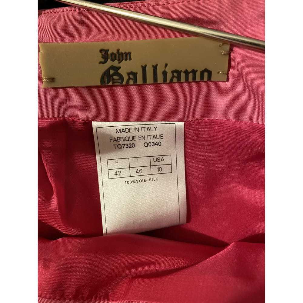 John Galliano Silk skirt suit - image 3