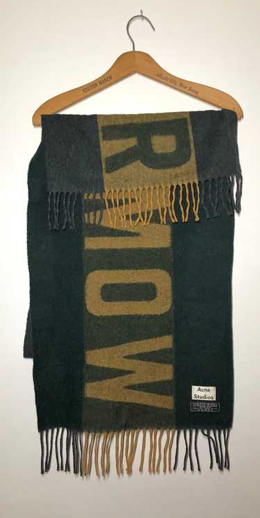 Acne Studios “WOMAN POWER” AW15 Fringed Wool Scarf