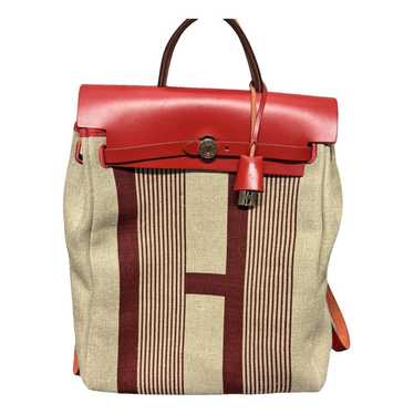 Hermès Herbag cloth backpack