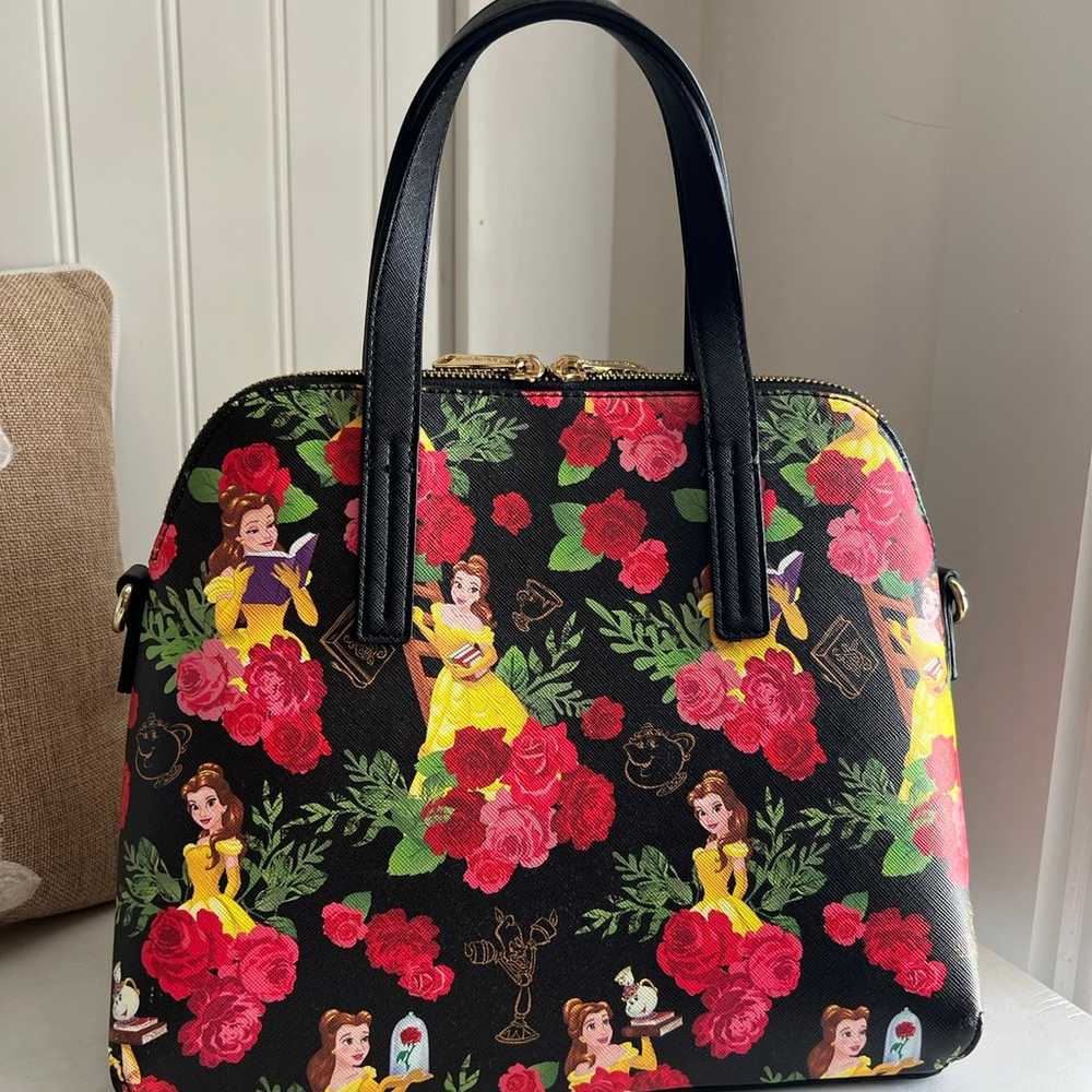 Loungefly Beauty and the Beast Rose Purse - image 2