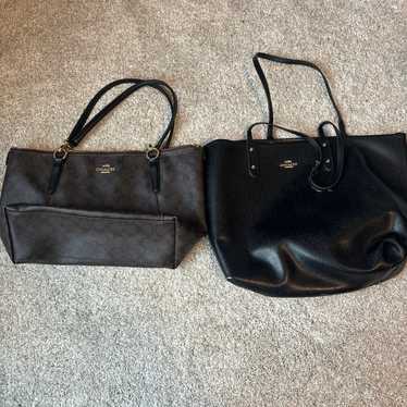 2 authentic coach purses