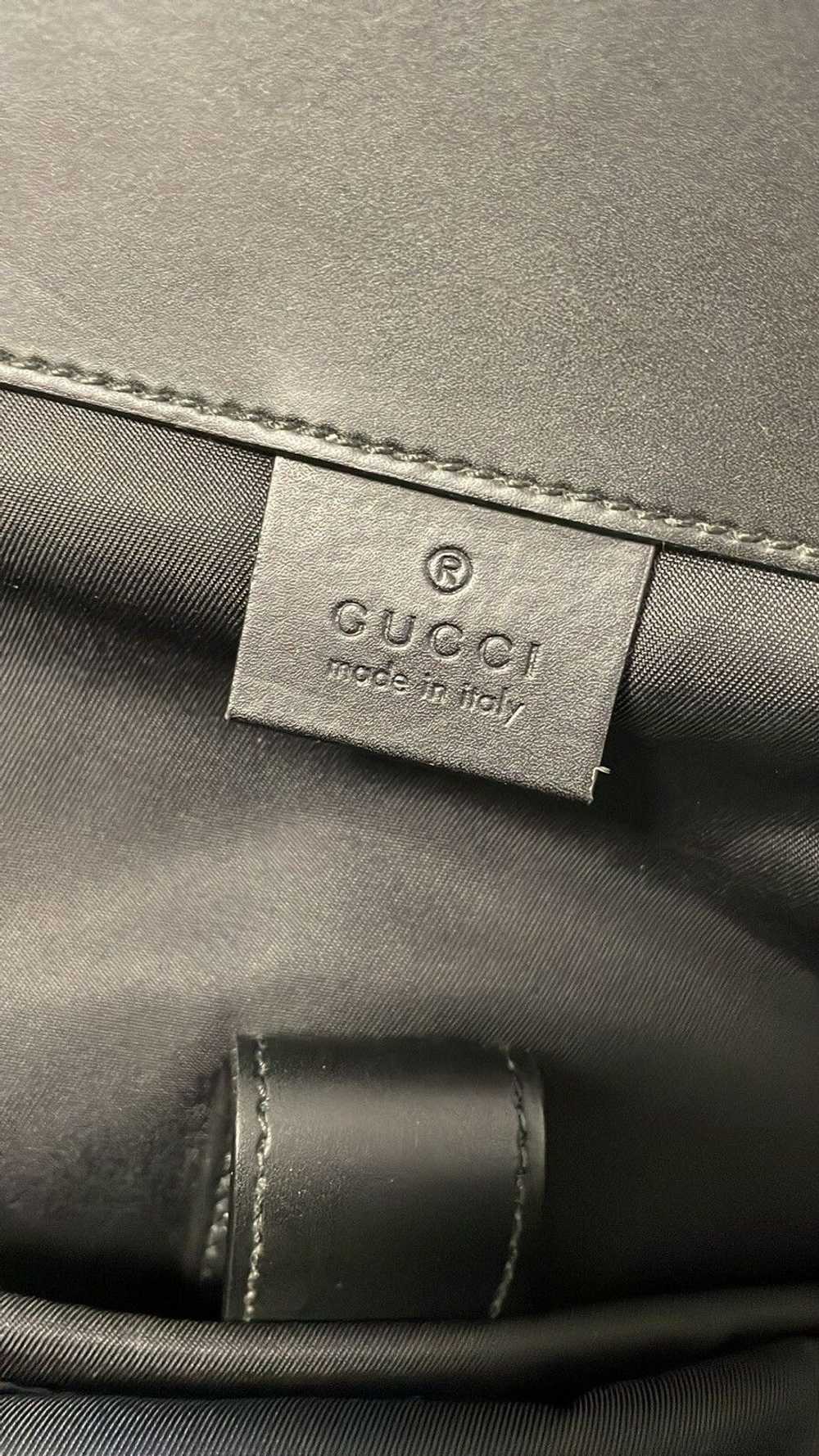 Gucci GG Supreme Large Double Buckle Backpack - image 5
