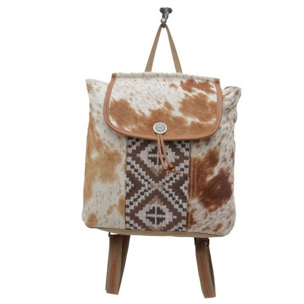 Myra Bag Handmade Elisa Backpack Upcycled Canvas … - image 4