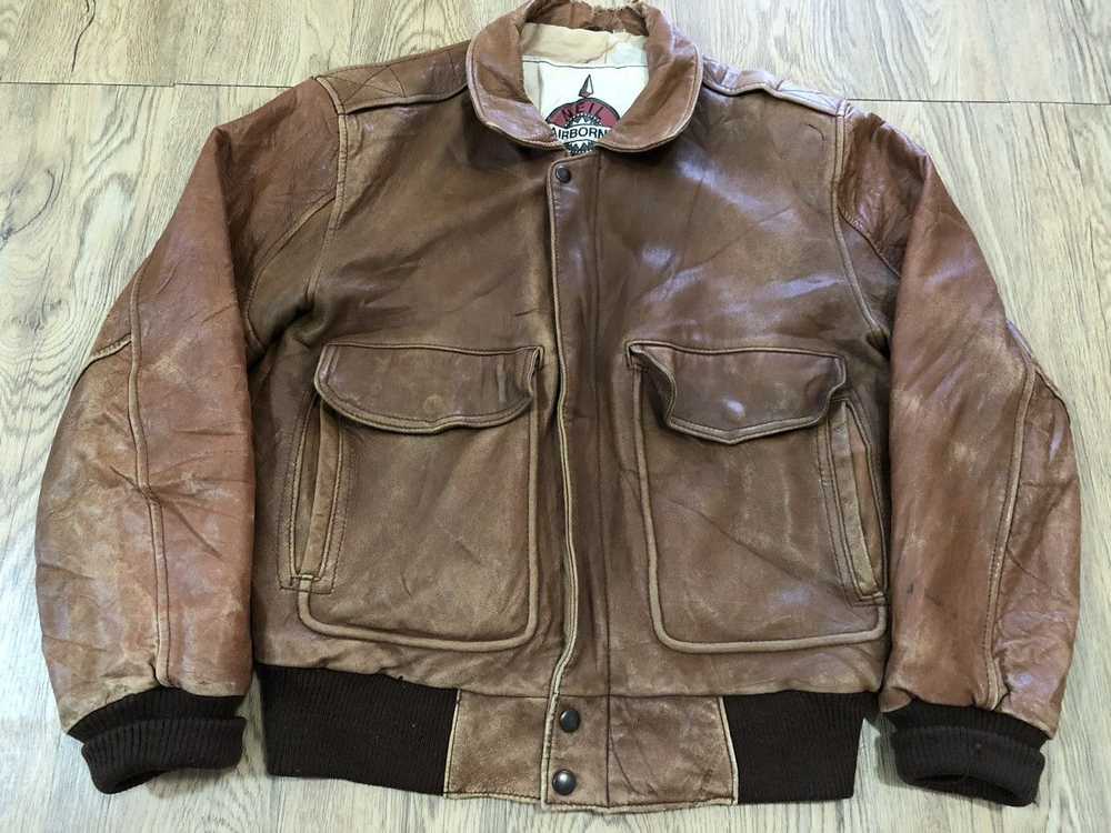 A2 Flyers Leather × Designer × Vintage Vintage 70… - image 1