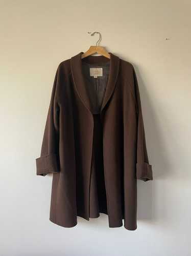 Cashmere & Wool × Vintage Cashmere Brown Long Coat