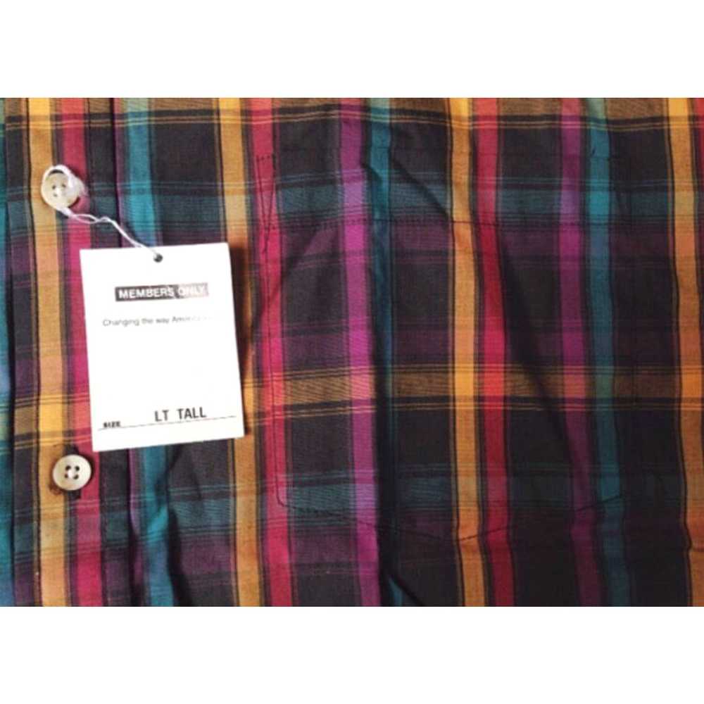 Members Only vintage members only plaid L/S shirt… - image 2