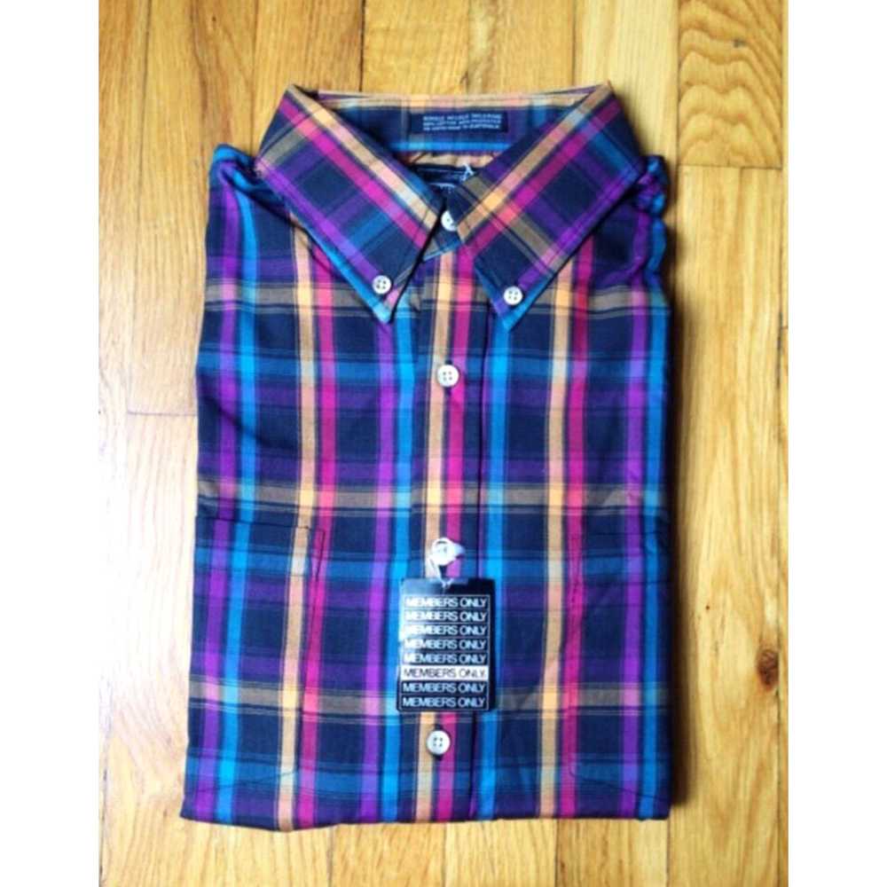 Members Only vintage members only plaid L/S shirt… - image 3
