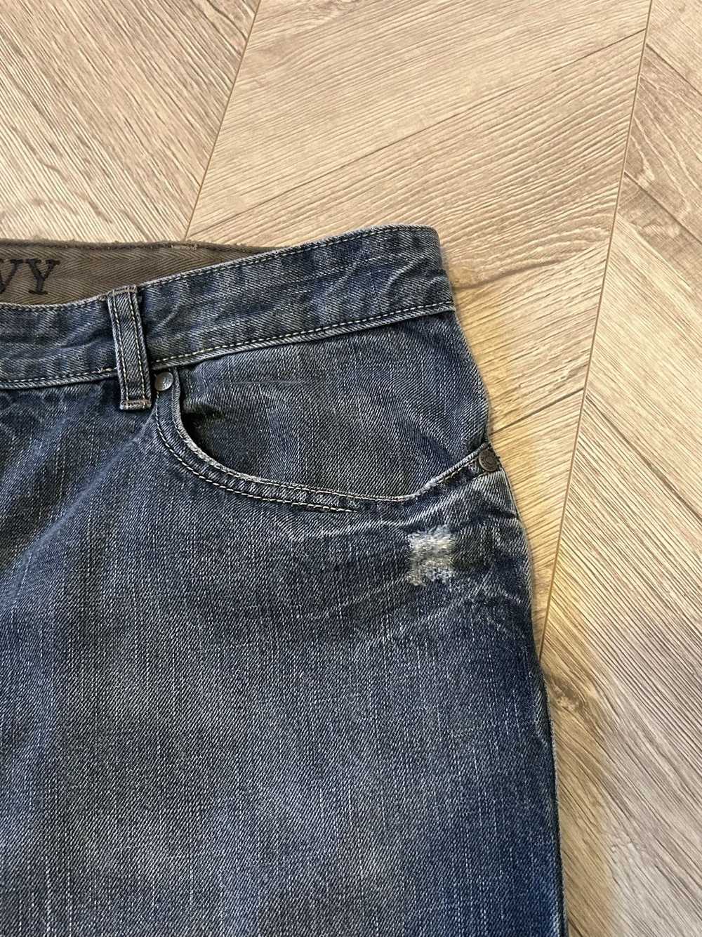 Vintage y2k bootcut distressed denim old navy - image 2