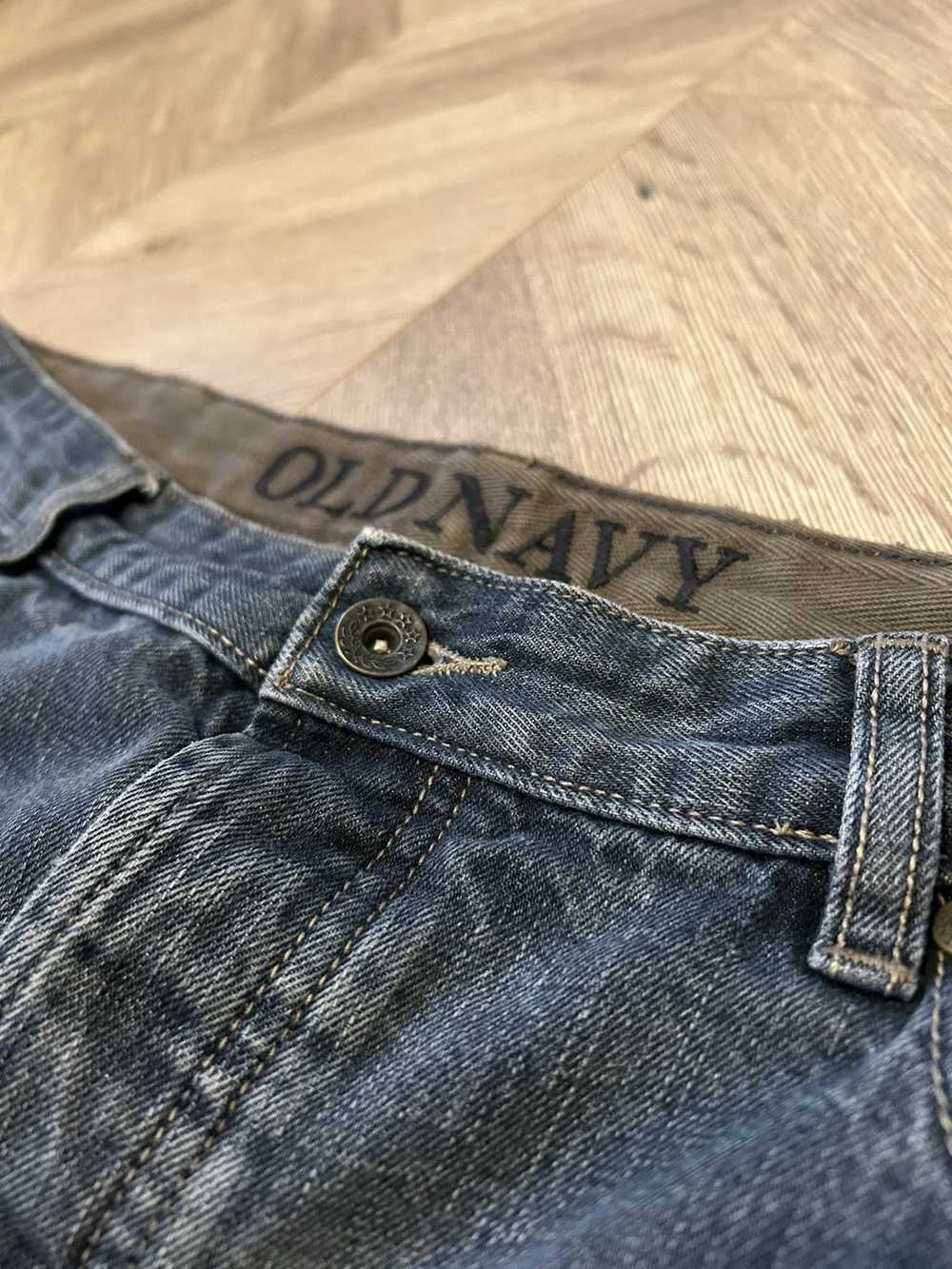 Vintage y2k bootcut distressed denim old navy - image 3