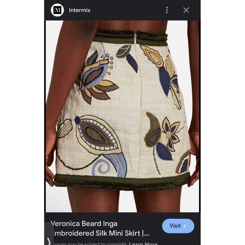 Veronica Beard Silk mini skirt - image 3