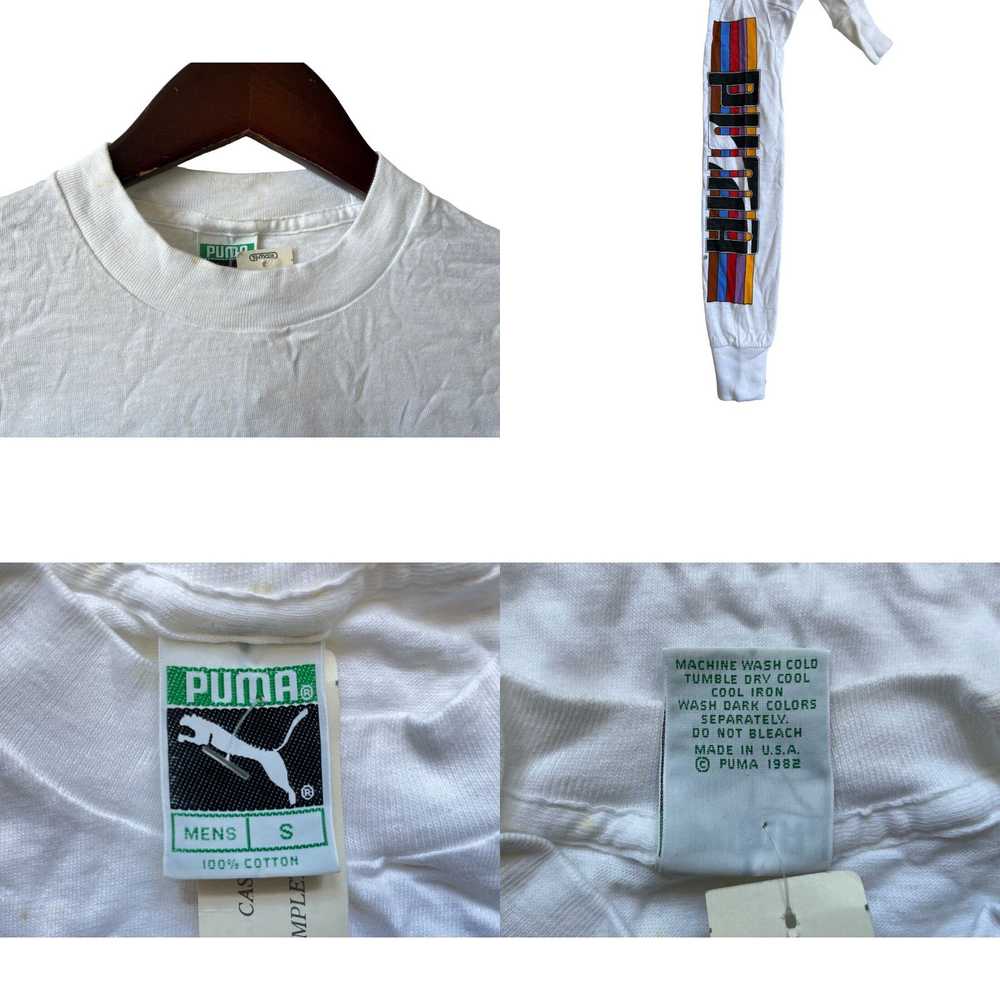 Puma vintage PUMA long sleeve graphic t-shirt men… - image 4