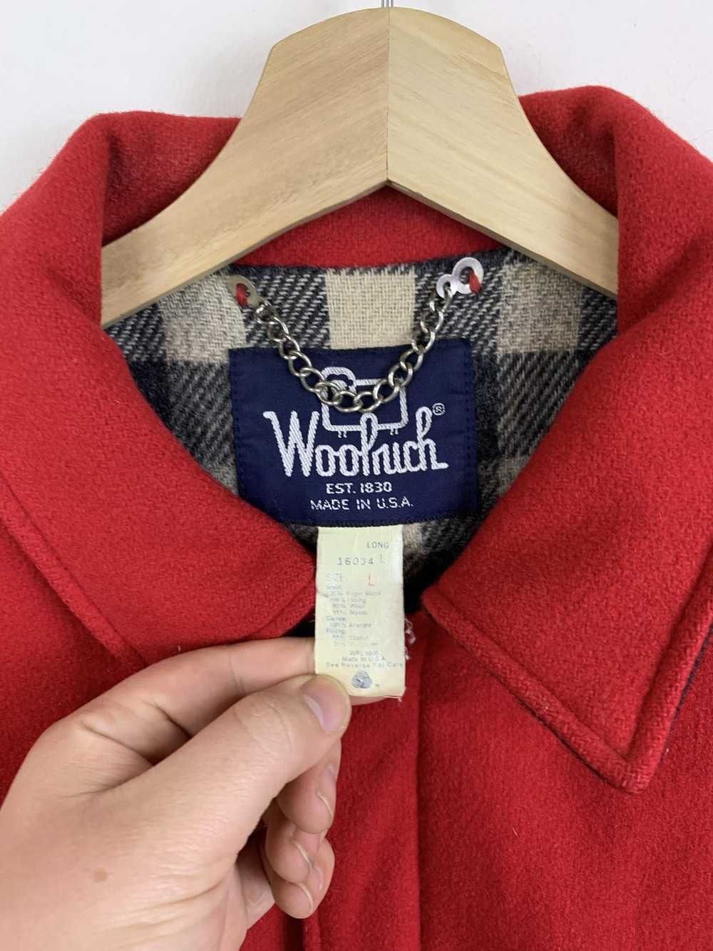Streetwear × Vintage Vintage 90s Woolrich Red Woo… - image 2