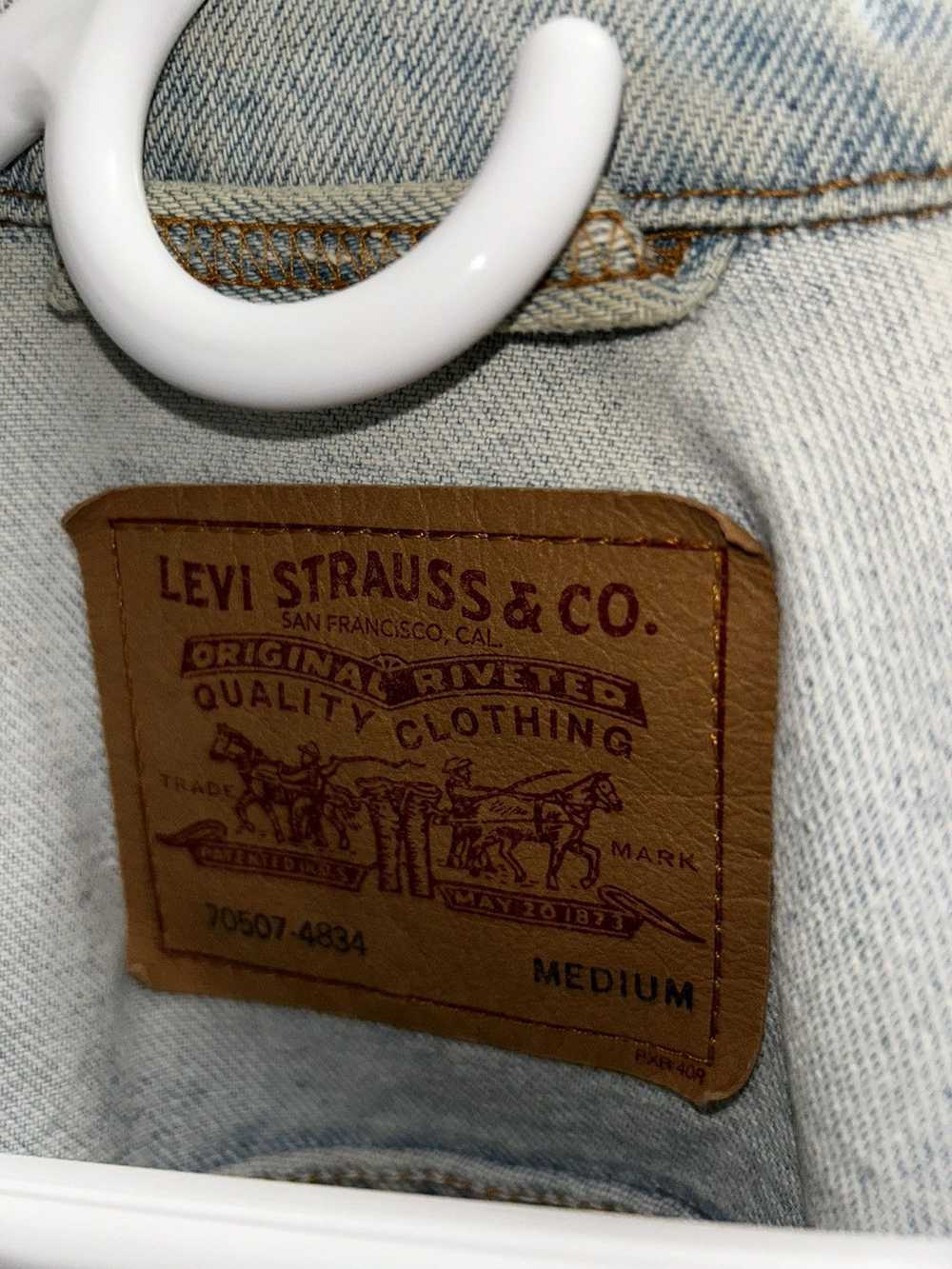 Levi's Vintage Clothing Vintage Levis Jacket!! Fr… - image 3