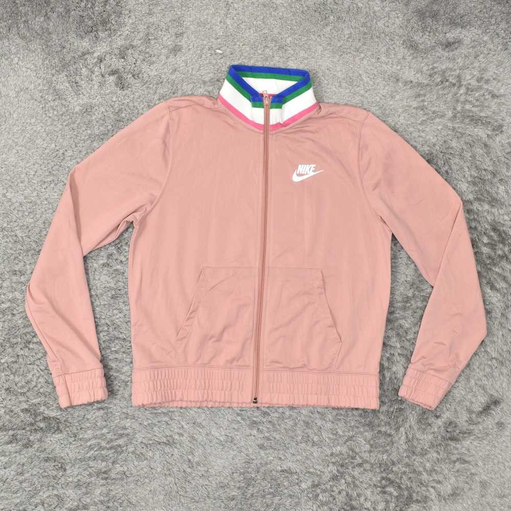 Nike Nike Women's Size S Bomber Jacket Pink Polye… - image 1