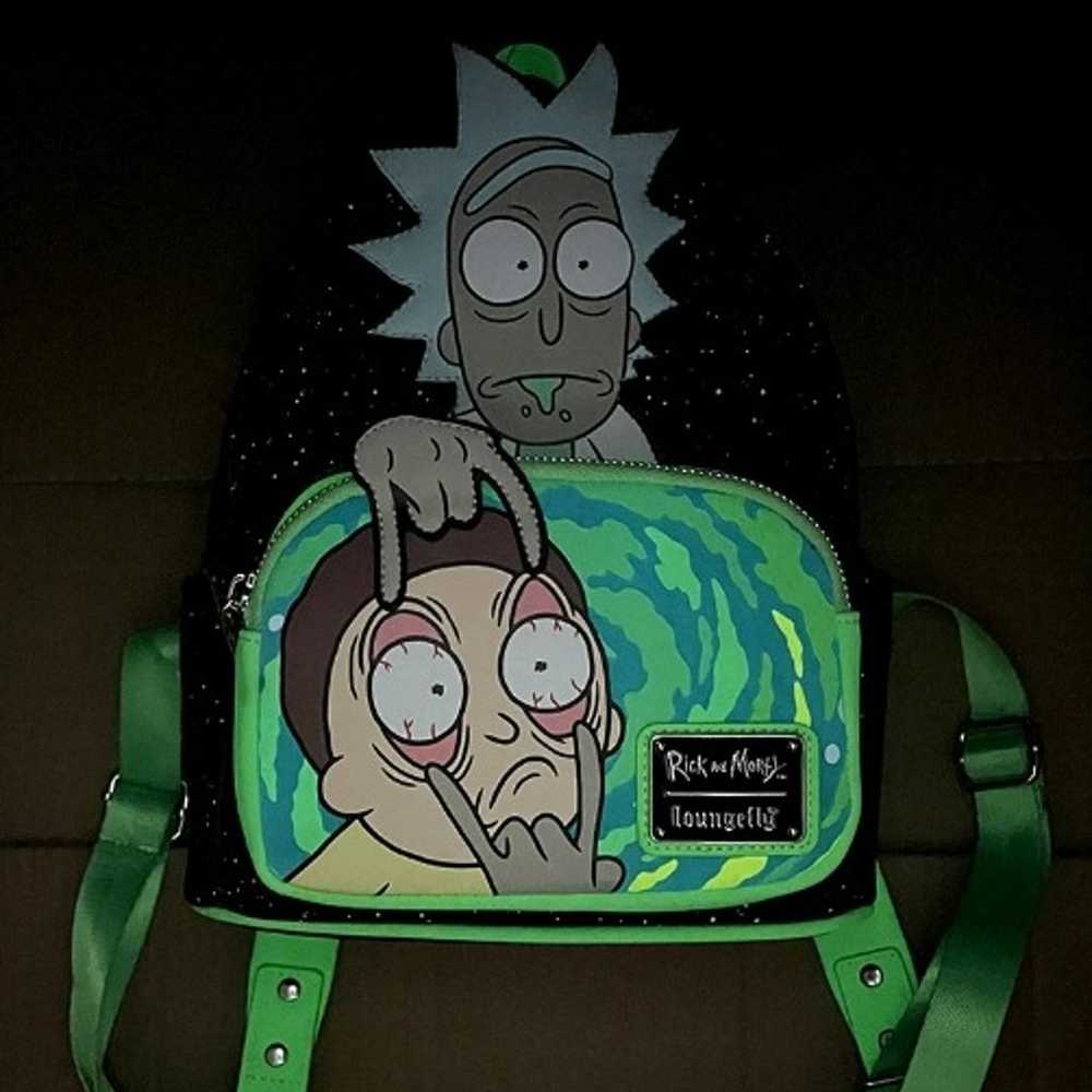 Loungefly Rick and morty noctilucent Backpack - image 2