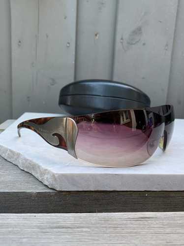 Prada × Vintage 2000s Prada Sunglasses Rimless Wra