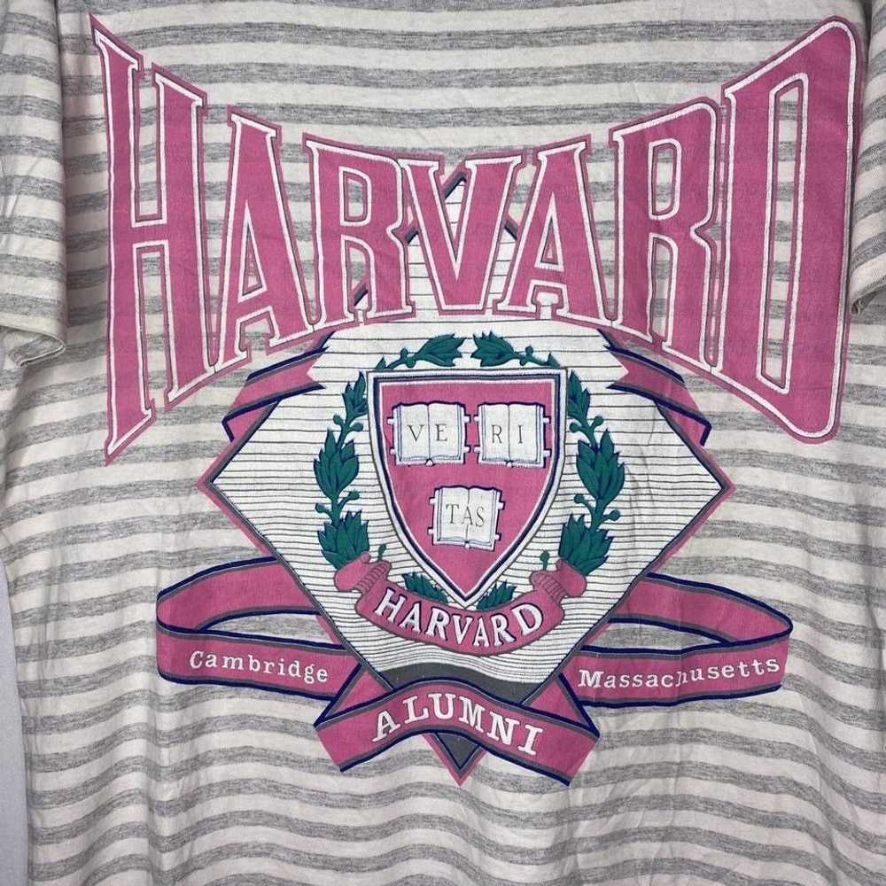 Vintage Vintage Harvard Alumni Stripped Pink Shirt - image 2