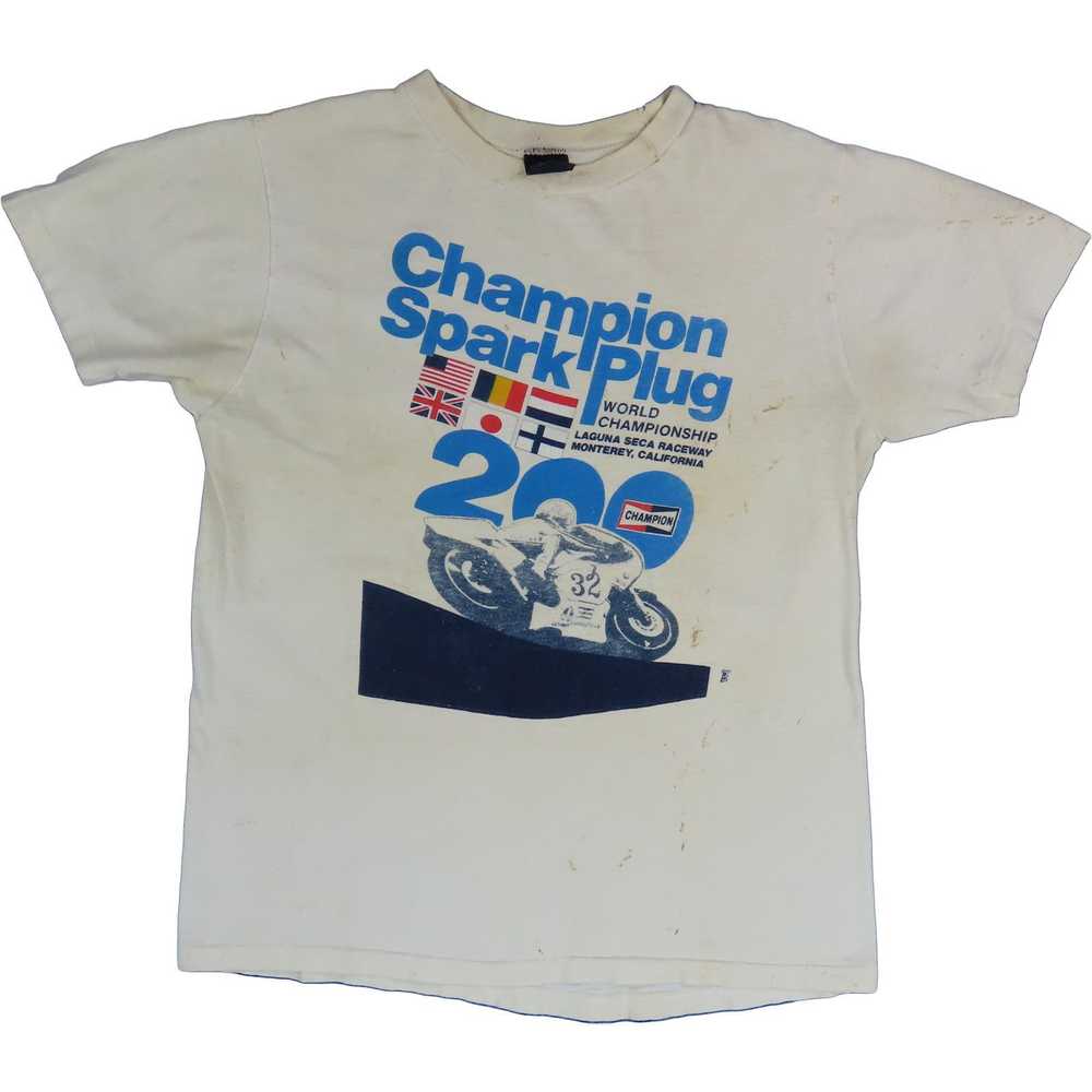 Vintage Vintage Champion Spark Plug Race Tee S - image 3