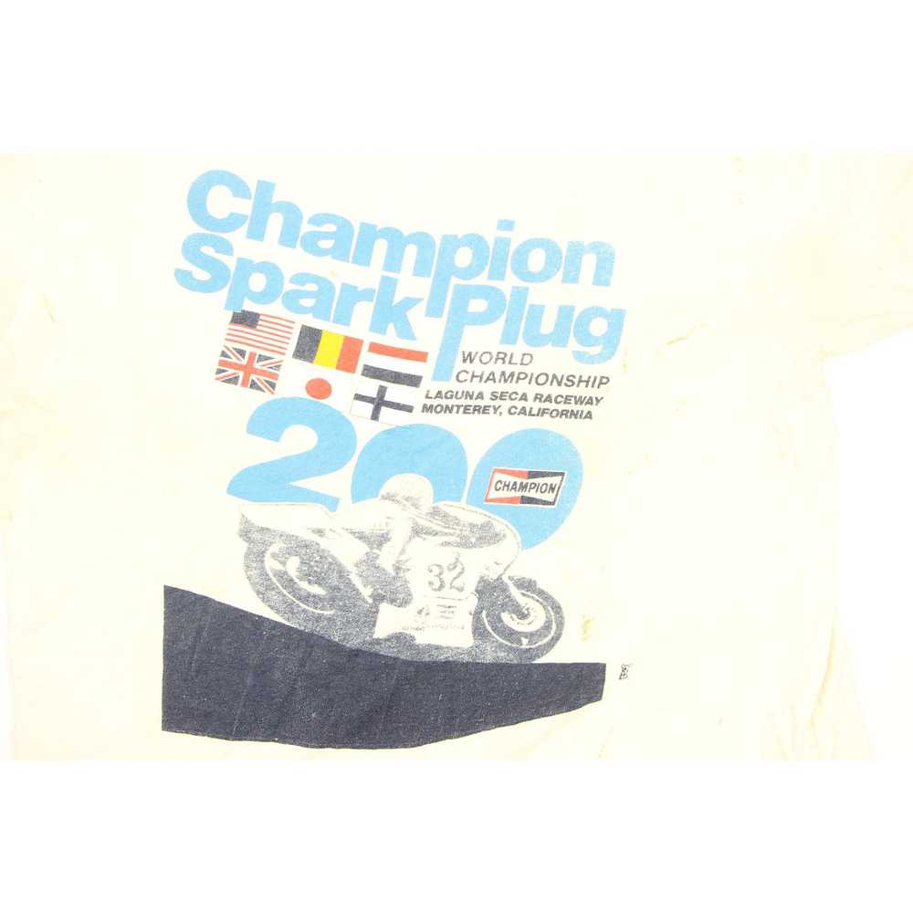 Vintage Vintage Champion Spark Plug Race Tee S - image 4